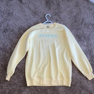 Yellow Seaside Sweatshirt